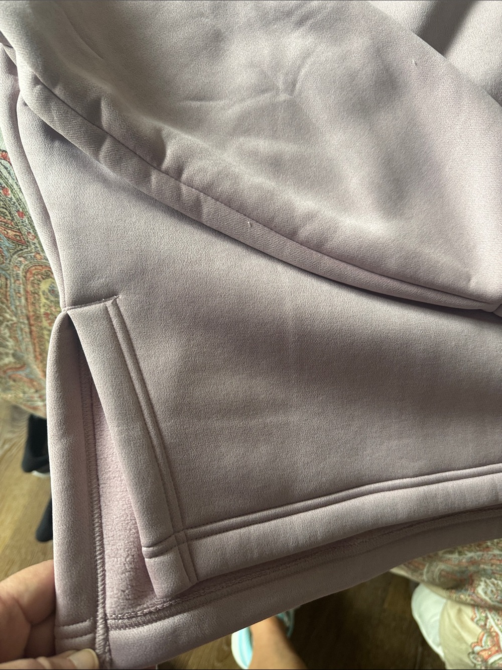 Under Armour Pale Pink Fleece Quarter-Zip Pullover - Picture 3 of 3